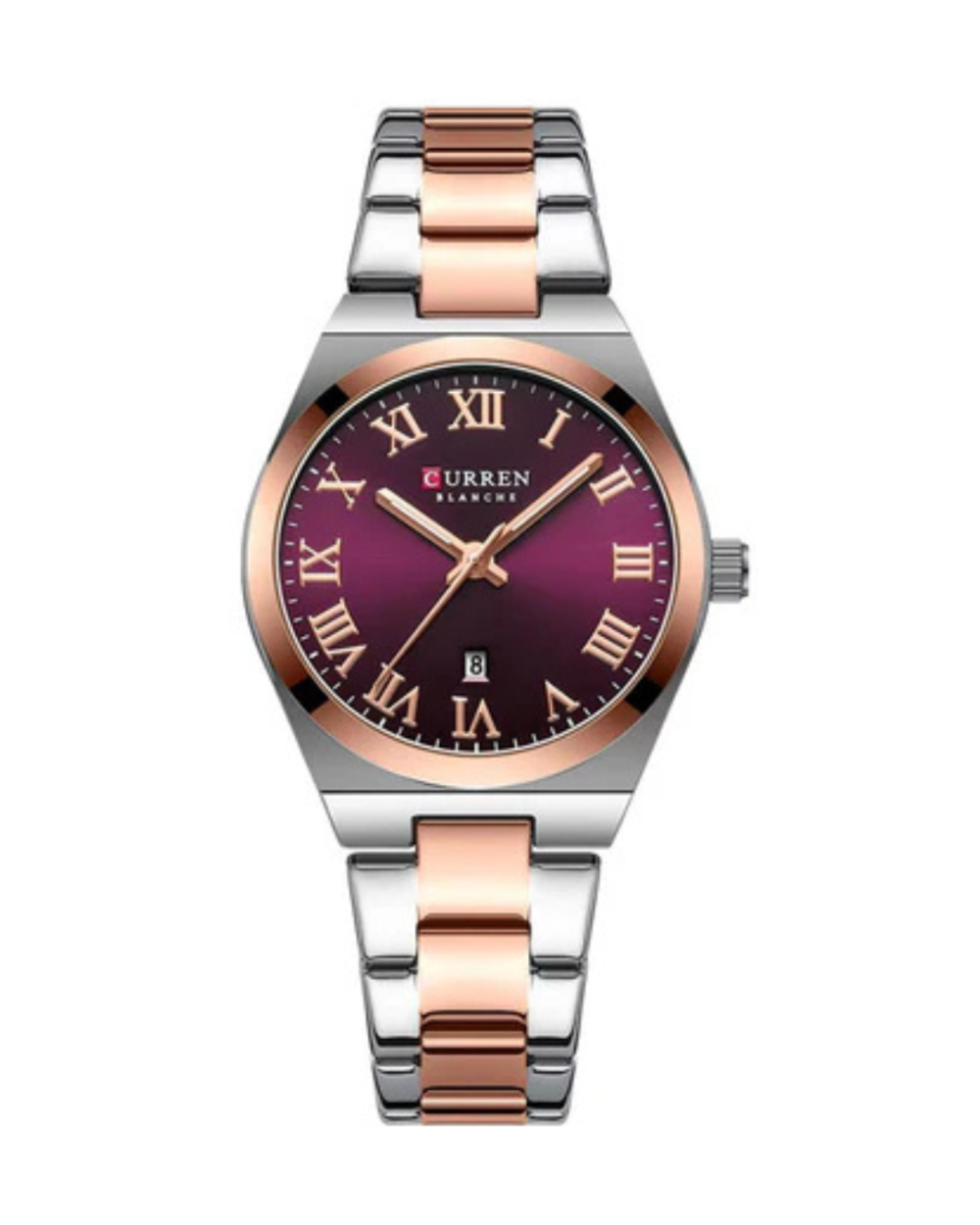 CURREN C9095 Women’s Two-Tone Stainless Steel Watch
