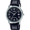 Casio MTP-V002L-1BUDF Men’s Black Leather Strap Watch