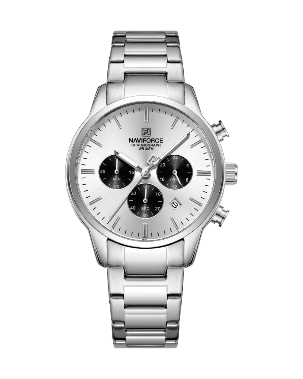 Naviforce NF8076 Chronograph Men’s Stainless Steel