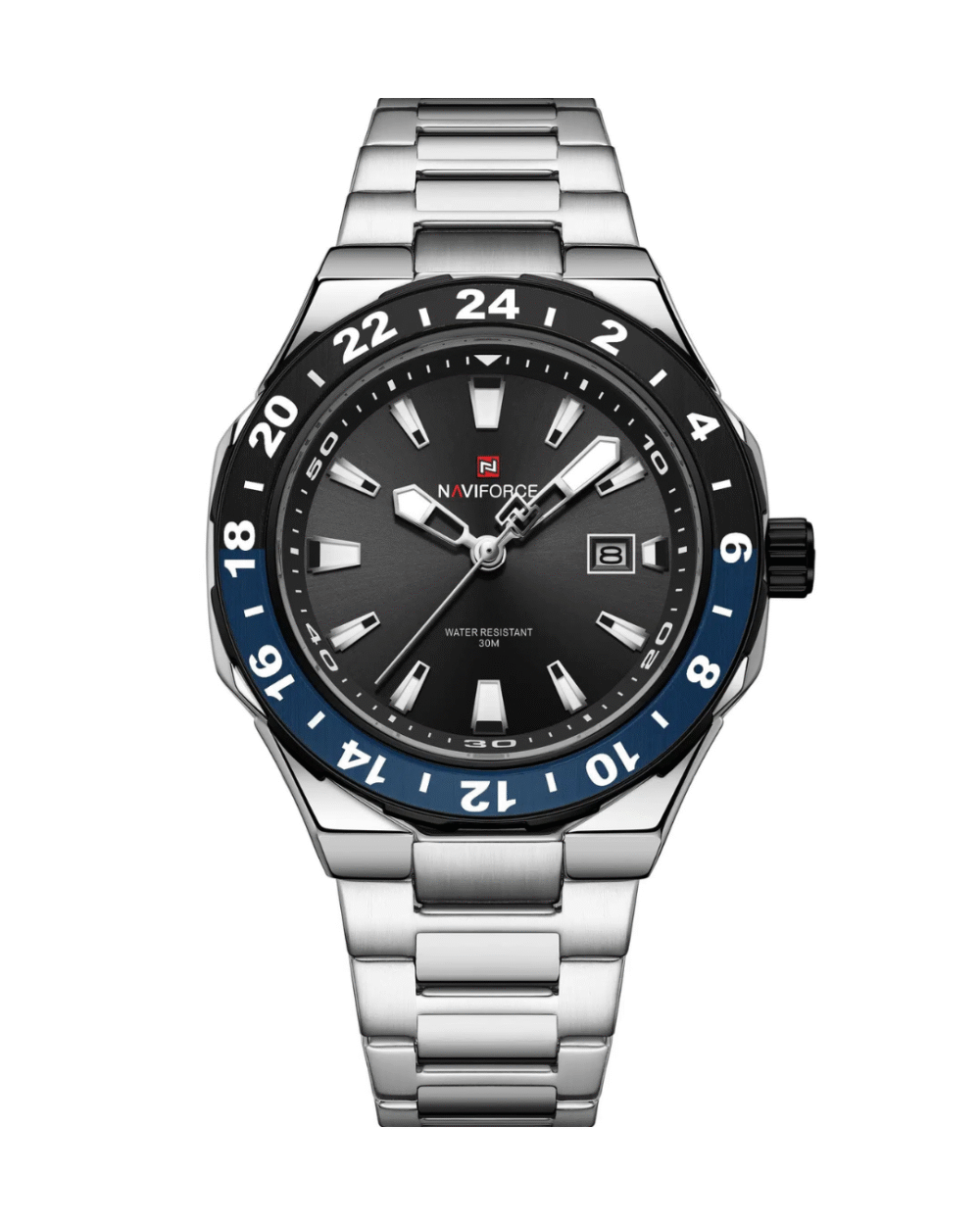 Naviforce NF9249 Men’s Quartz Watch Stainless Steel Strap