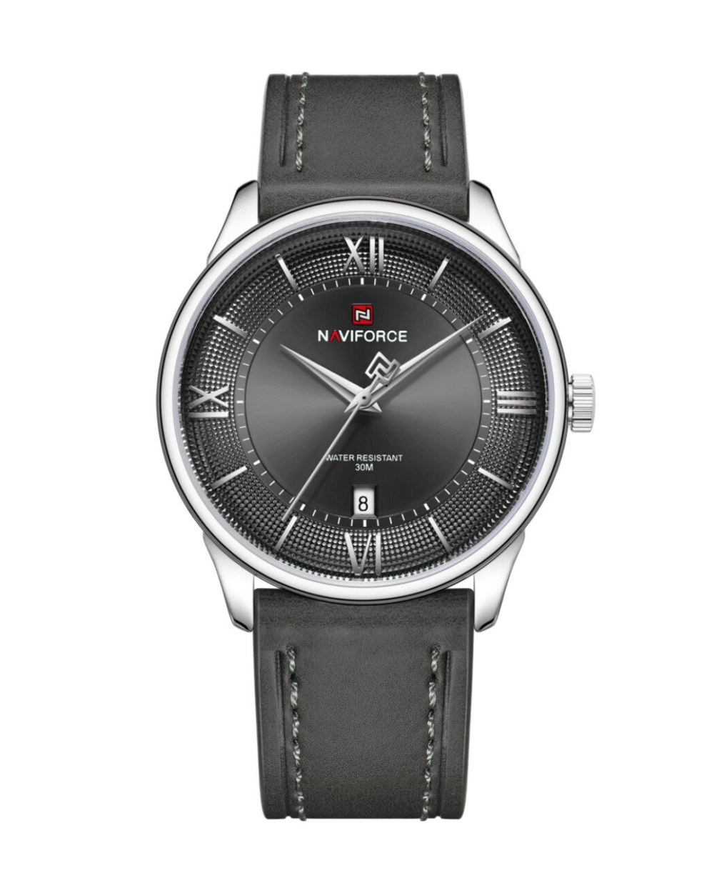 Naviforce NF9272 Men’s Leather Strap Quartz Watch