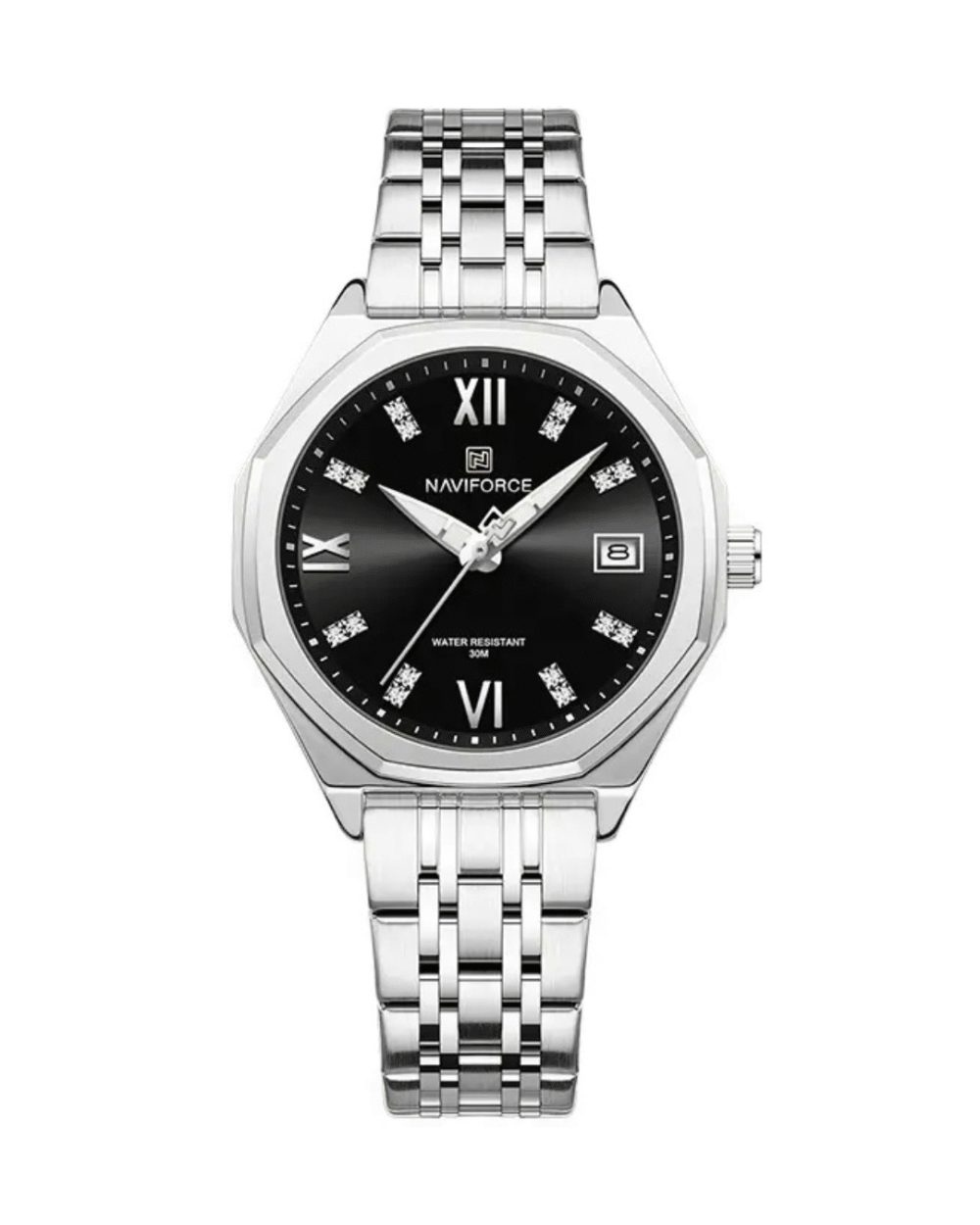 NaviForce NF5052 Ladies Quartz Analog Stainless Steel Watch