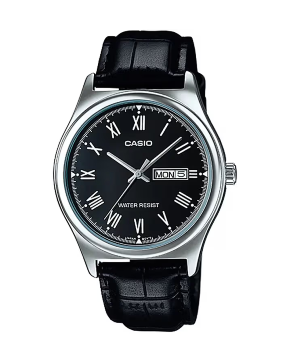 Casio MTP-V006L-1BUDF Men’s Leather Band Analog Watch