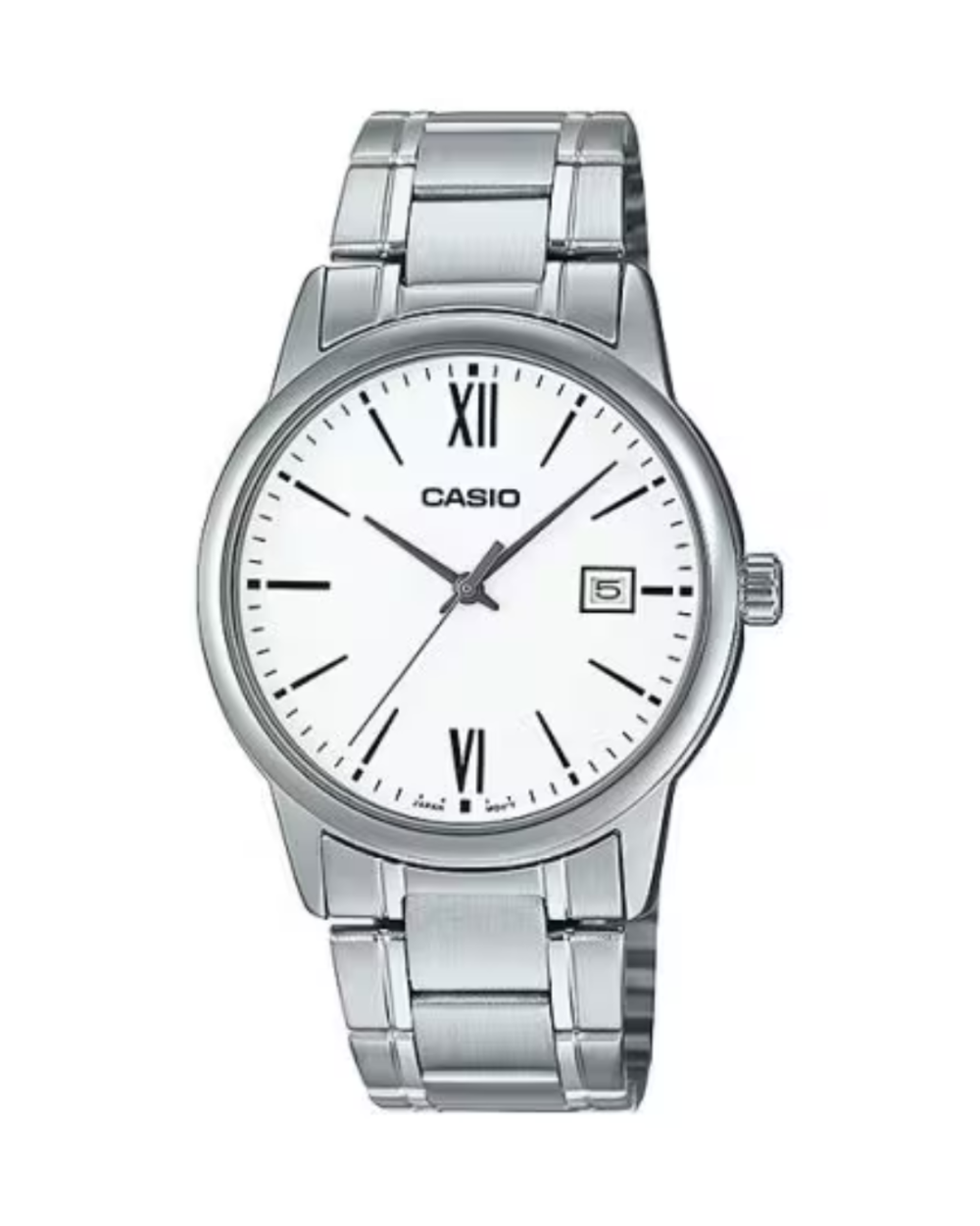 Casio MTP-V002D-7B3 Simple White Numeric Dial Men’s Watch
