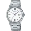 Casio MTP-V002D-7B3 Simple White Numeric Dial Men’s Watch