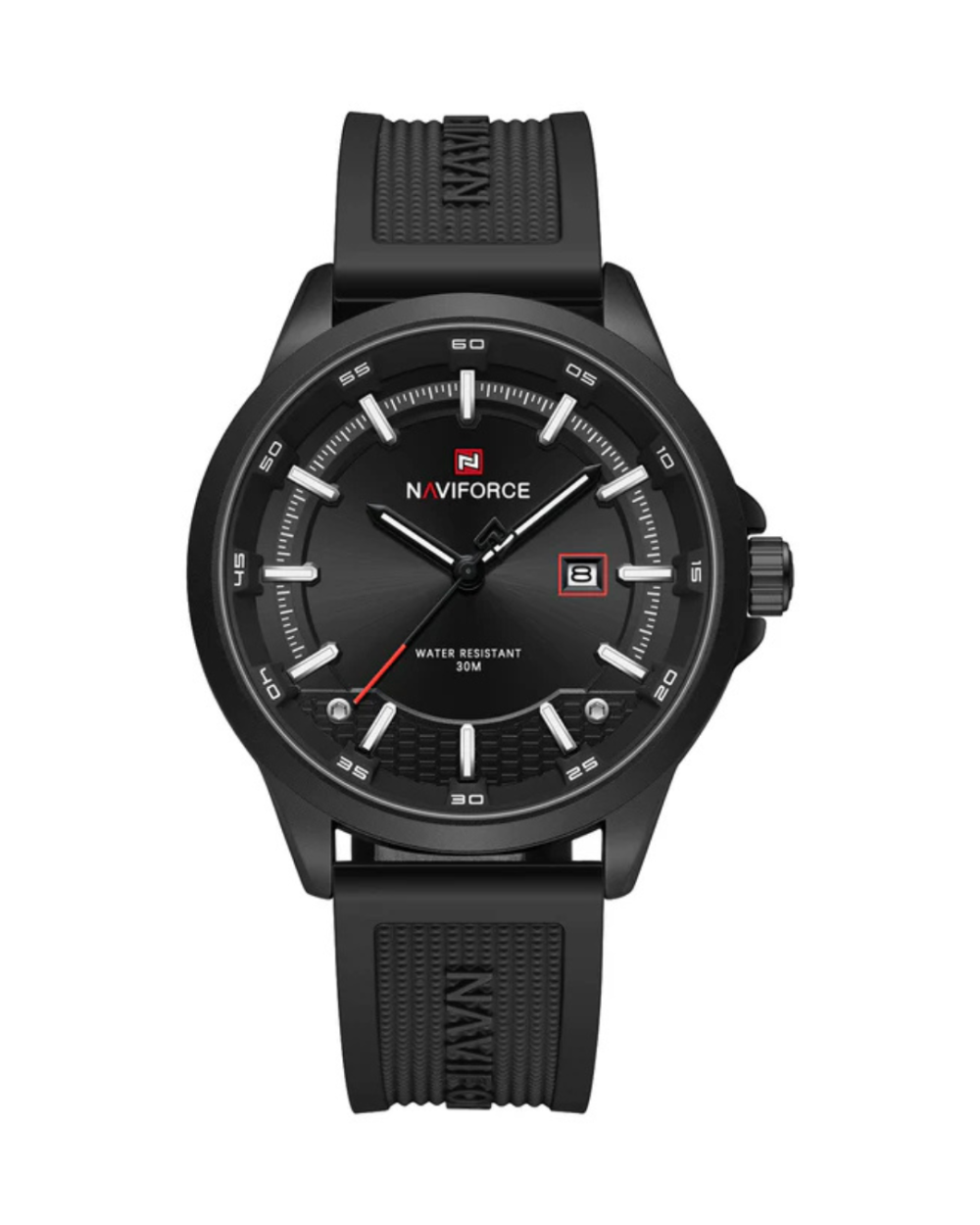 NAVIFORCE NF9248 Men’s Silicon Belt Quartz Sport Watch