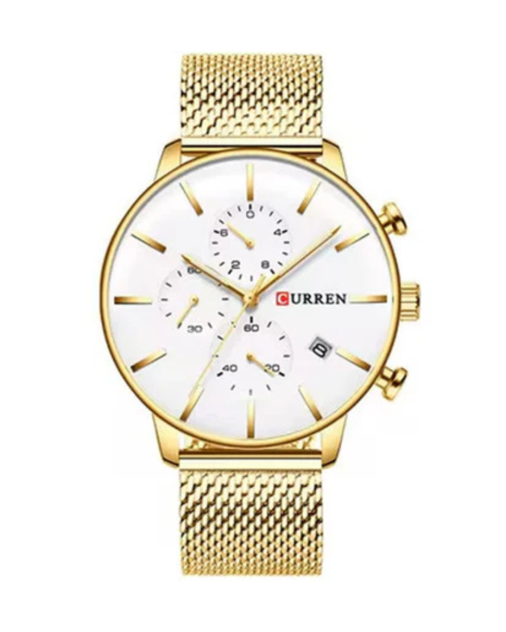 CURREN C8339 Casual Stainless Steel Chronograph Men’s Watch
