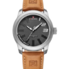 NaviForce NF9202 Leather Band Sports Quartz Watch