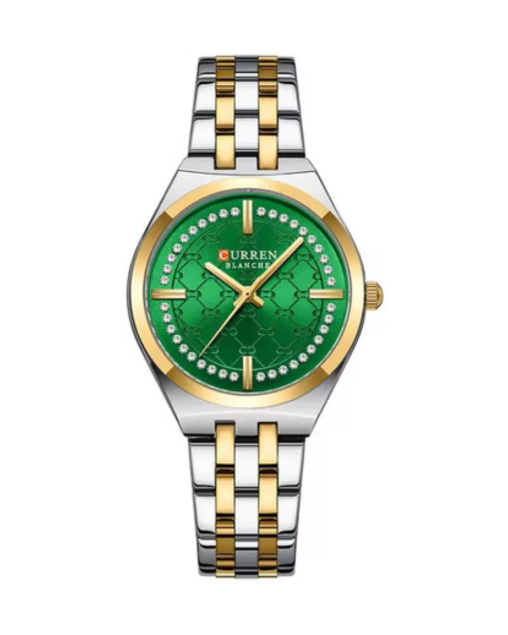 CURREN C9096 Women’s Two-Tone Stainless Steel Watch
