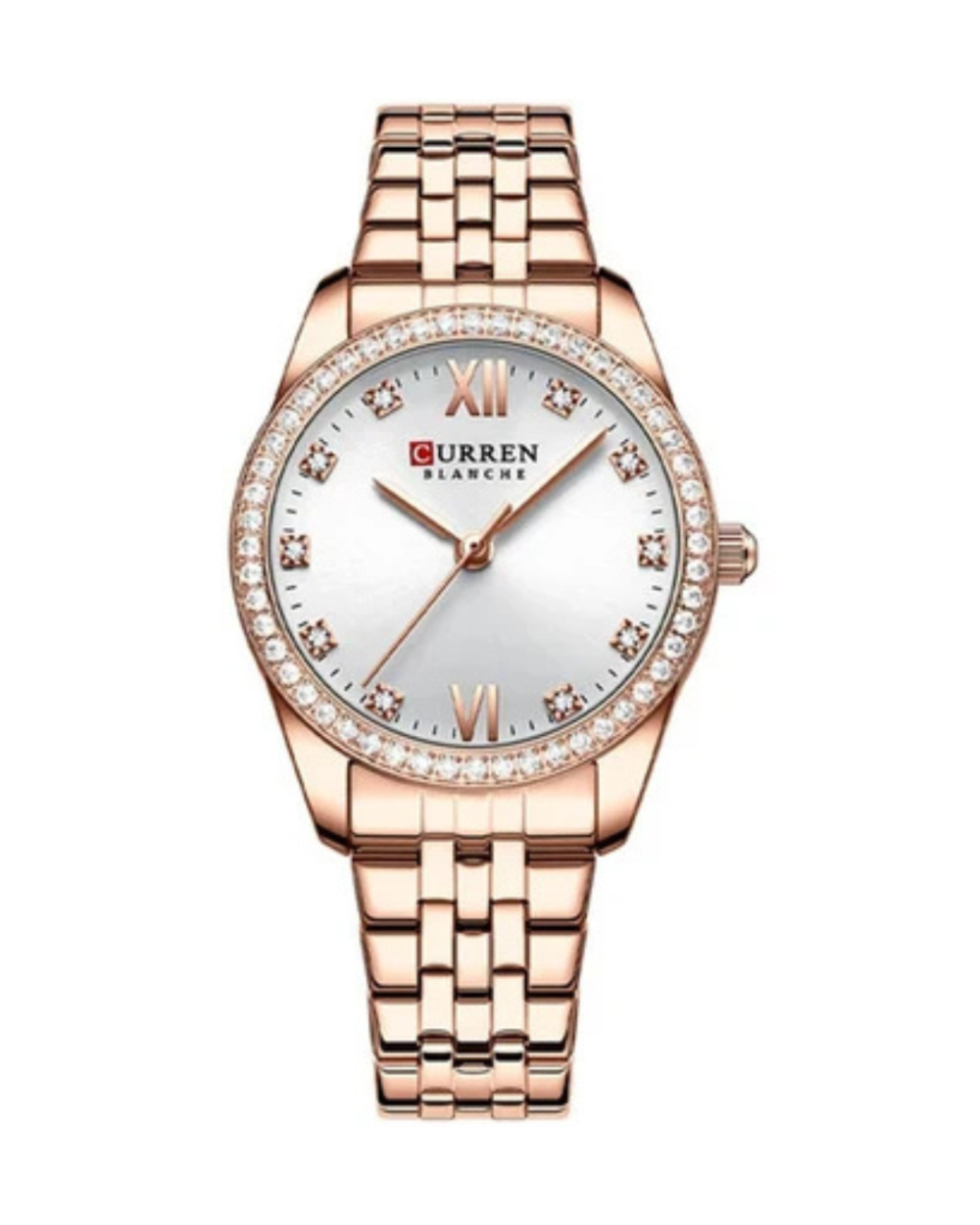 CURREN C9086 Diamond-Cut Dial Women's Quartz Watch