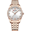 CURREN C9086 Diamond-Cut Dial Women's Quartz Watch