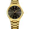 Naviforce NF9214 Men’s Stainless Steel Watch Brown Dial