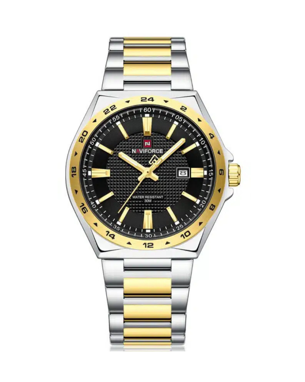 NaviForce NF9266 Men’s Quartz Stainless Steel Watch