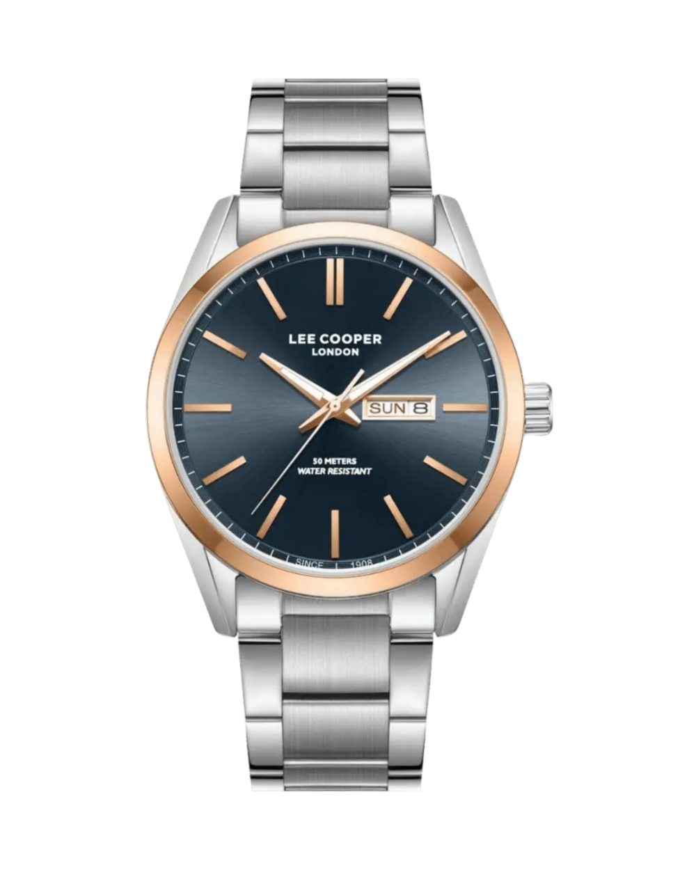 Lee Cooper LC08340.590 Men’s Blue Dial Stainless Steel Watch