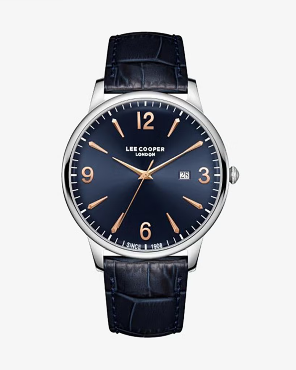 Lee Cooper LC08379.399 Men’s Dark Blue Dial Leather Watch