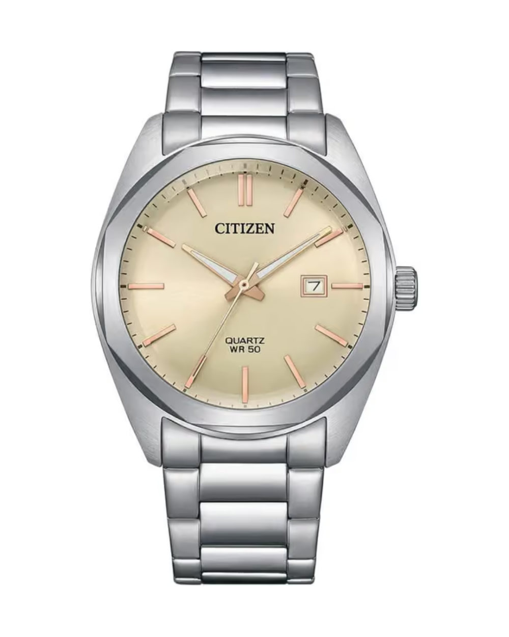 Citizen BI5110-54B Men’s Ivory Dial Stainless Steel Watch