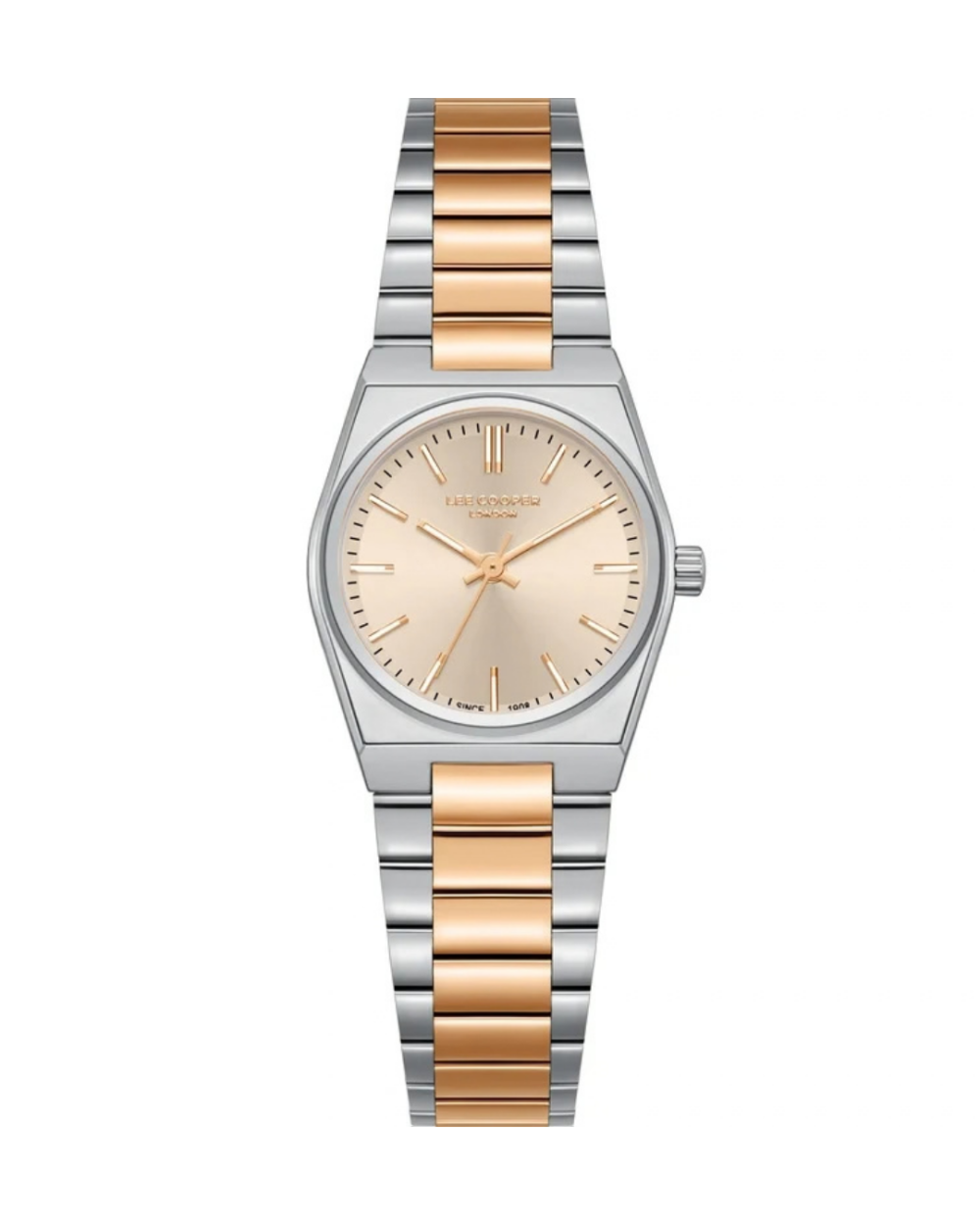 Lee Cooper LC08362.510 Women’s Rose Gold Dial Two-Tone Watch